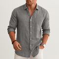 Camisa de Lino Blanca Hombre - Montserrat